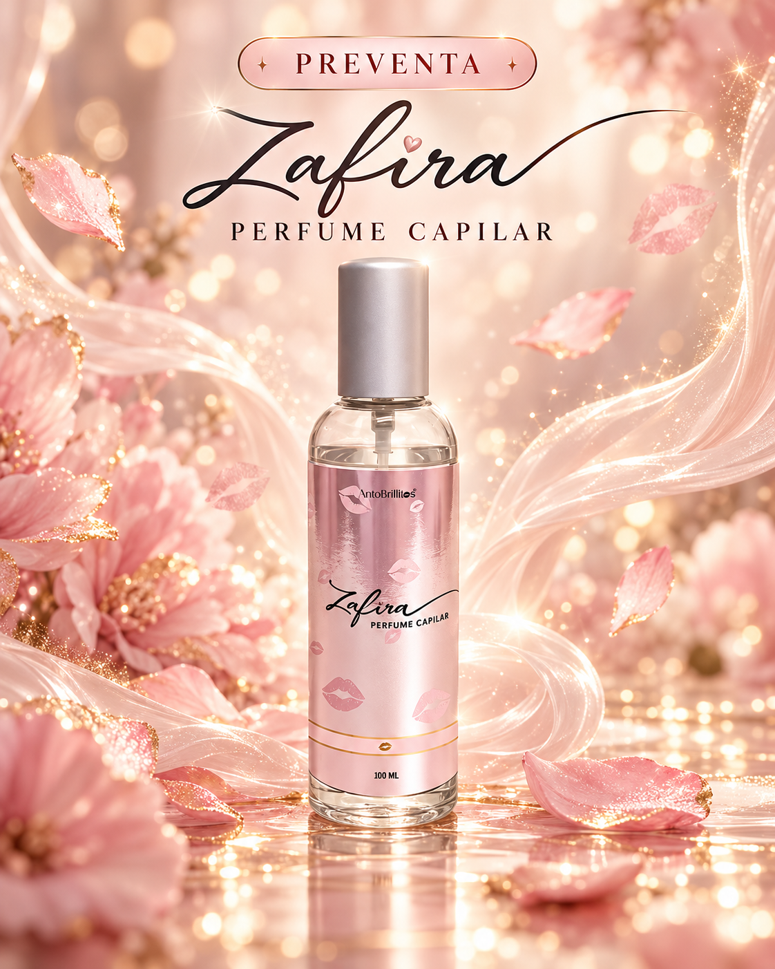 ZAFIRA | PERFUME CAPILAR FEMENINO 100 ML – PREVENTA ✨