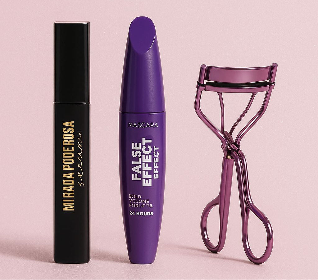 Promoción Kit Mirada Poderosa – Máscara + Encrespador Profesional + Sérum de Pestañas Antobrillitos