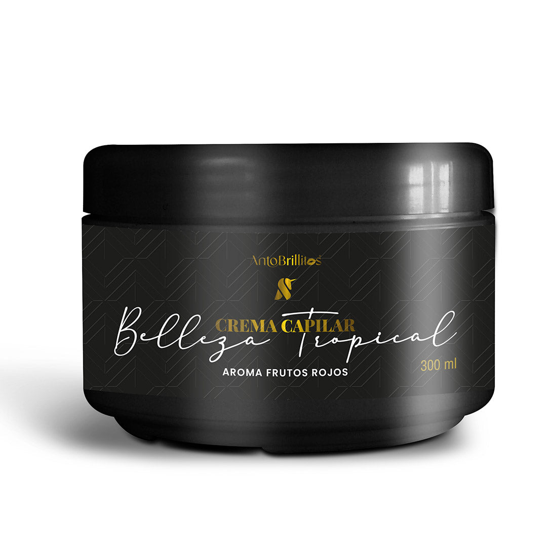 Crema Capilar Belleza Tropical Antobrillitos – Nutrición, Brillo y Control de Frizz