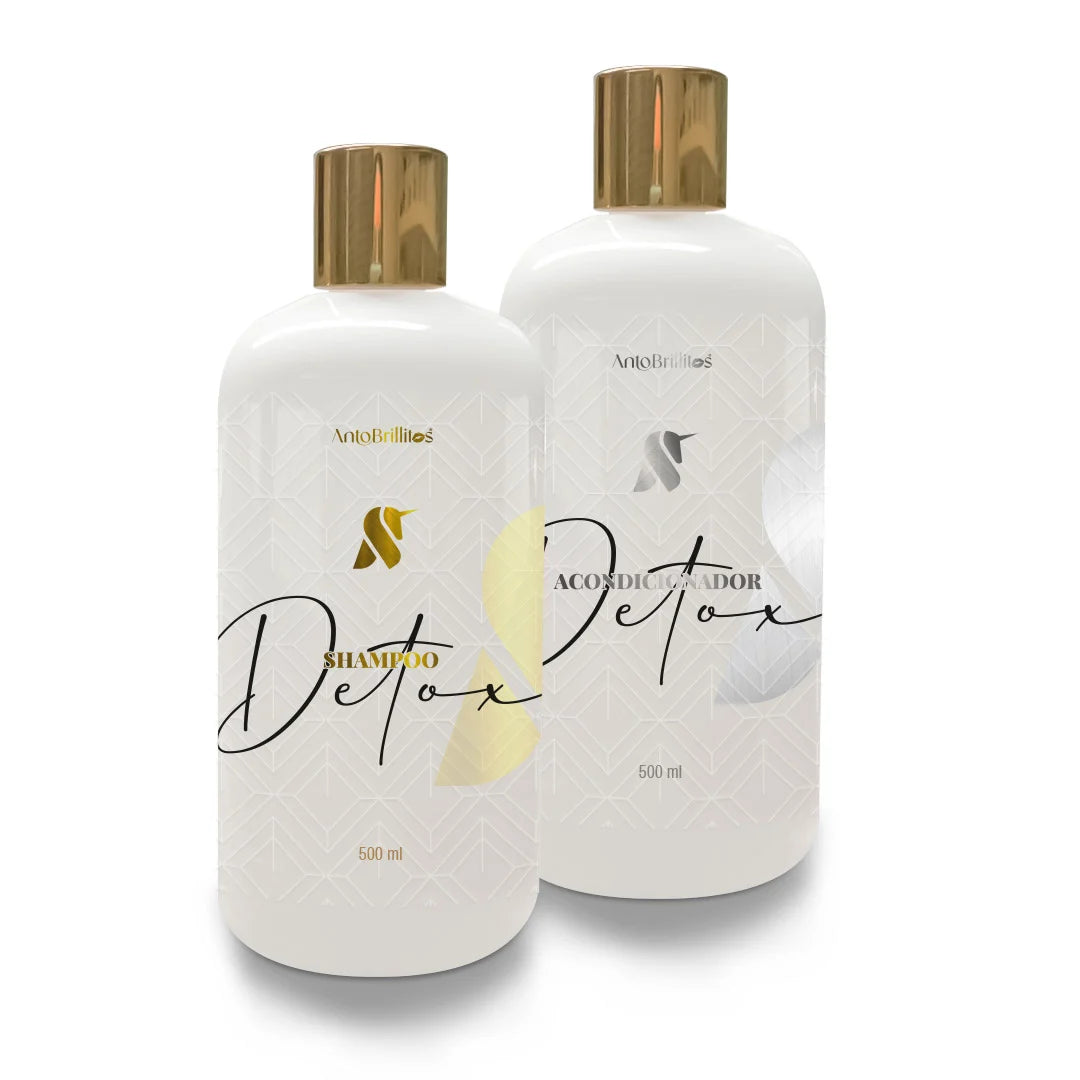 Pack Detox Antobrillitos – Shampoo + Acondicionador Limpieza Profunda y Frescura