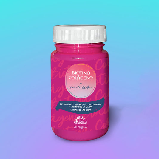 Cápsulas de Biotina y Colágeno – Fortalecimiento de Cabello, Piel y Uñas