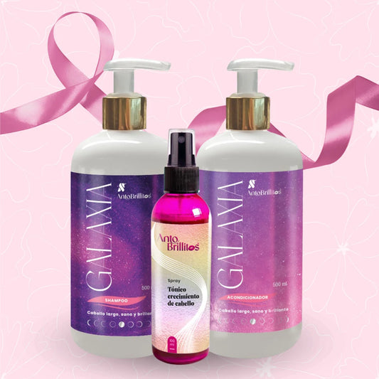 Promoción: Pack Crecimiento y Caída Galaxia (Shampoo + Acondicionador) + Tónico de Crecimiento Capilar
